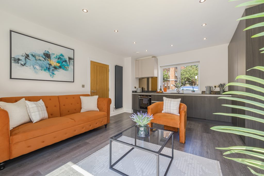 Living space for serviced accommodation